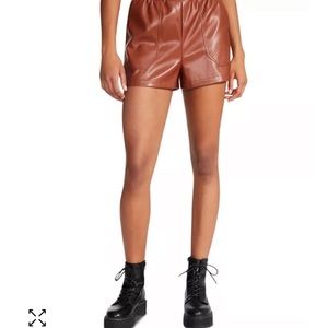 BB Dakota  X Steve Madden Faux Leather Short Cognanc